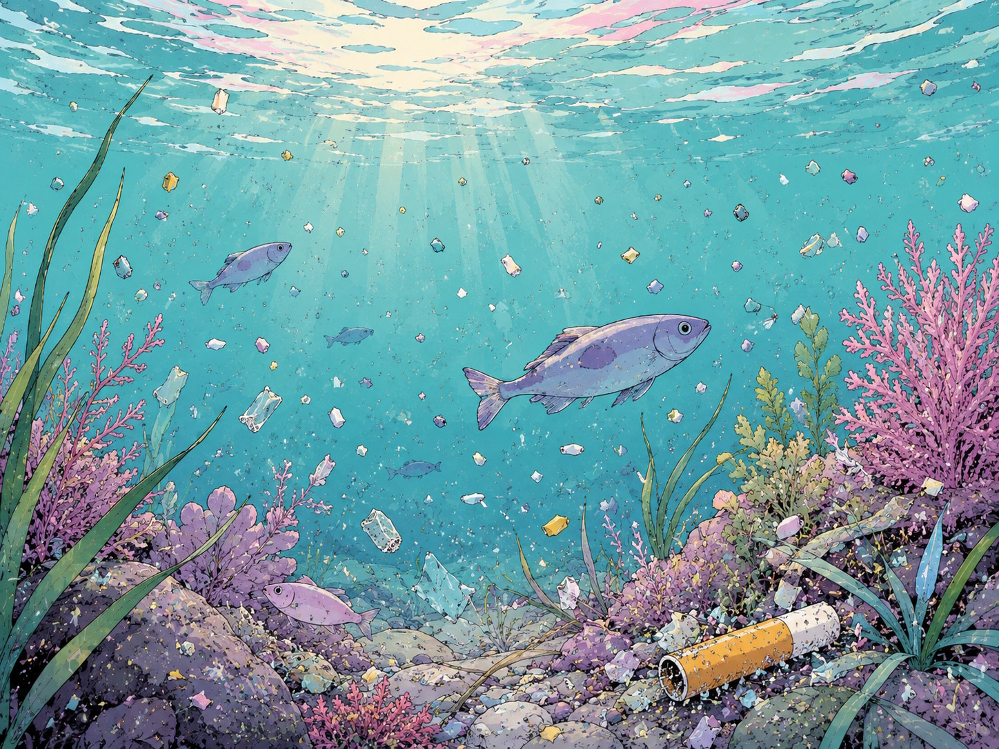 Rivière polluée